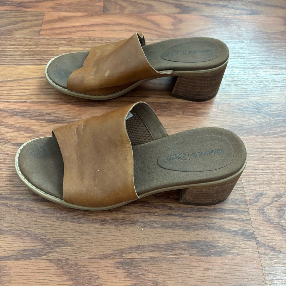 Timberland Laguna Shore leather mule sandals - Picture 3 of 6